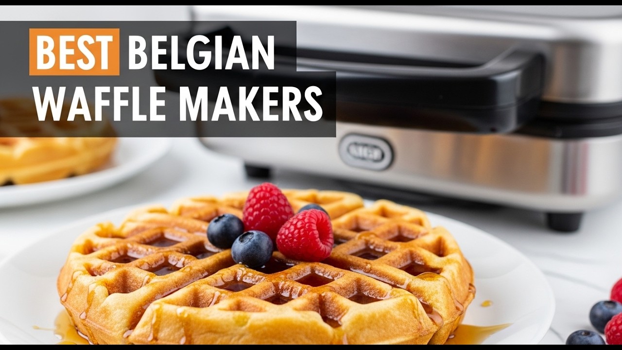 TOP 5 Best Belgian Waffle Makers 2026 | Waffle maker review