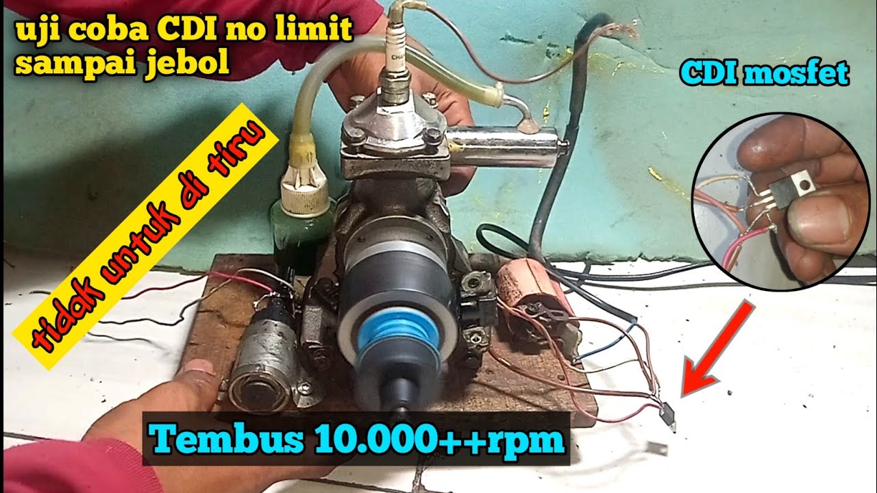 ❗CDI no limit dari mosfet irfz44n mosfet tidak untuk di tiru