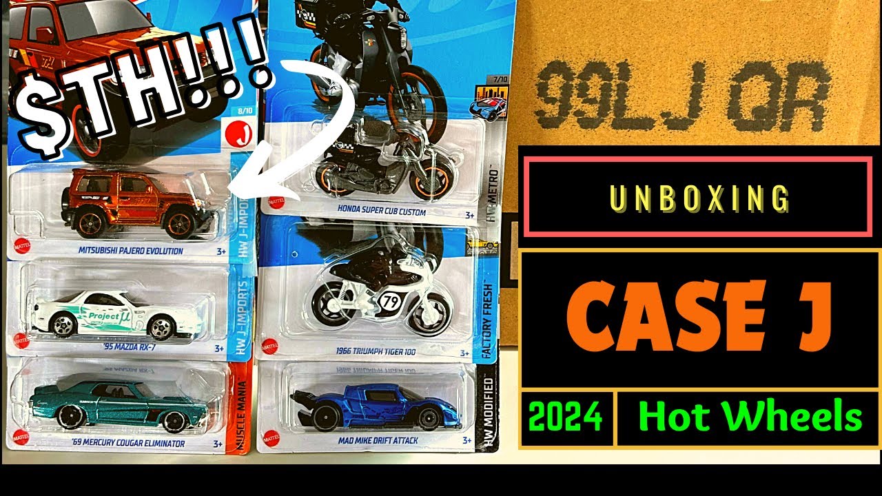 Unboxing - Hot Wheels 2024 Case J (with a SUPER!!)
