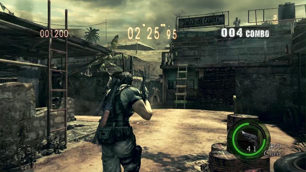 Chris socador de pedra fazendo a limpa RE5