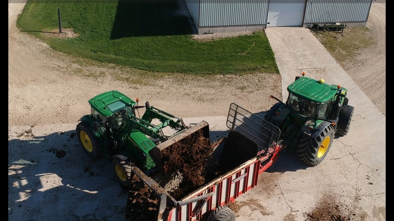 Spreading manure at the farm this week!