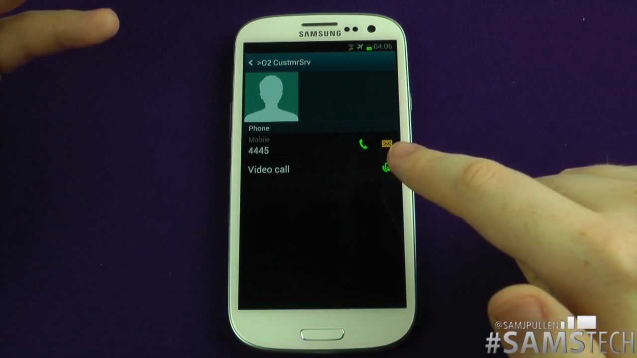 Samsung Galaxy S3  - Contacts Trick