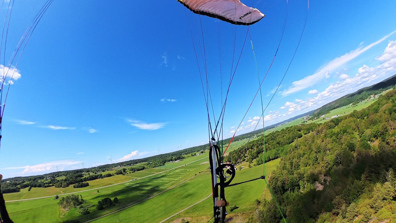 Flow Fusion Collapse at &Ouml;rnkullen - Paragliding