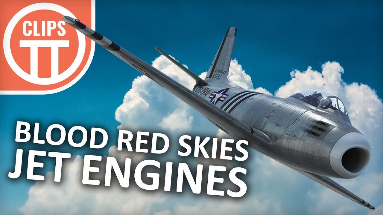 Jet Engines Soar The Blood Red Skies