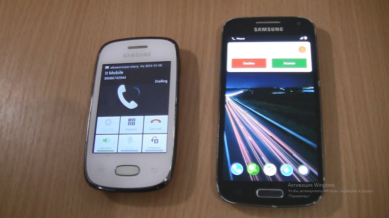 Over the Horizon Incoming call&Outgoing call at the Same Time Samsung Galaxy Pocket Neo+S4 mini