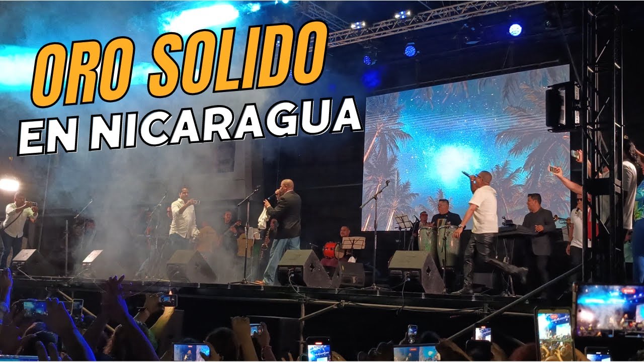 Así fue el concierto de ORO SOLIDO en NICARAGUA