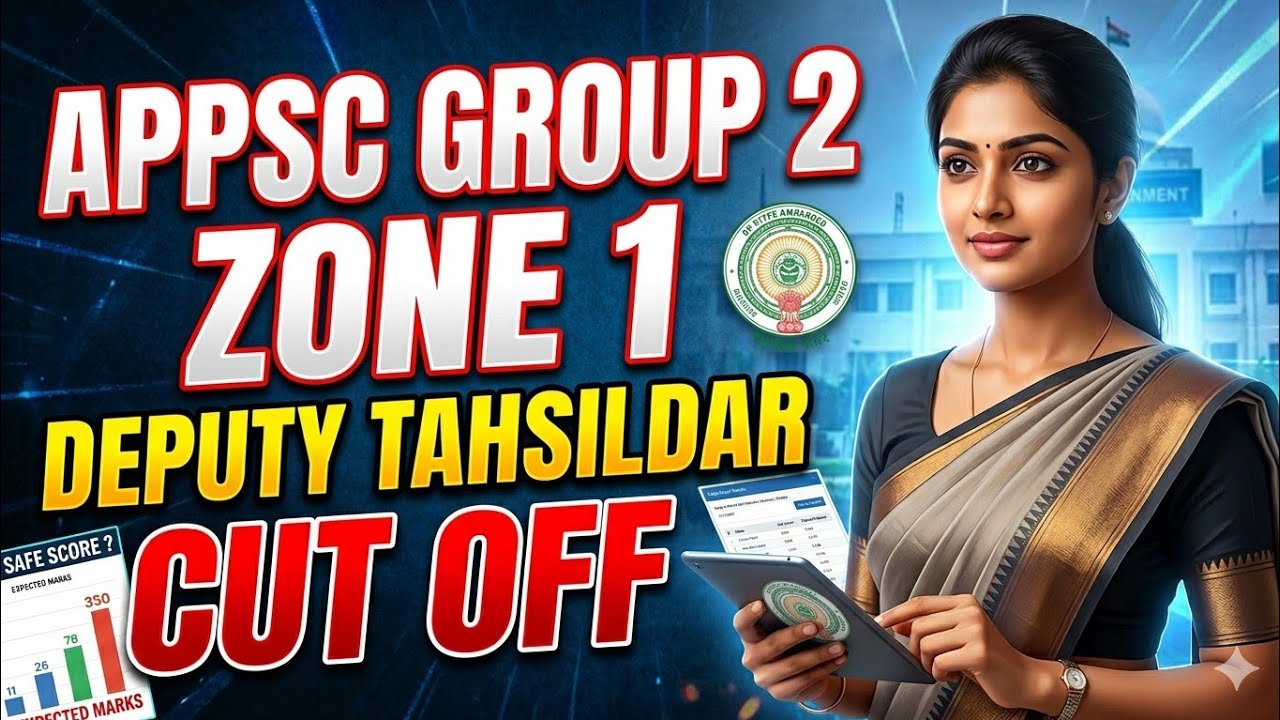APPSC GROUP 2 ZONE 1 DEPUTY TAHSILDAR CUT OFF 