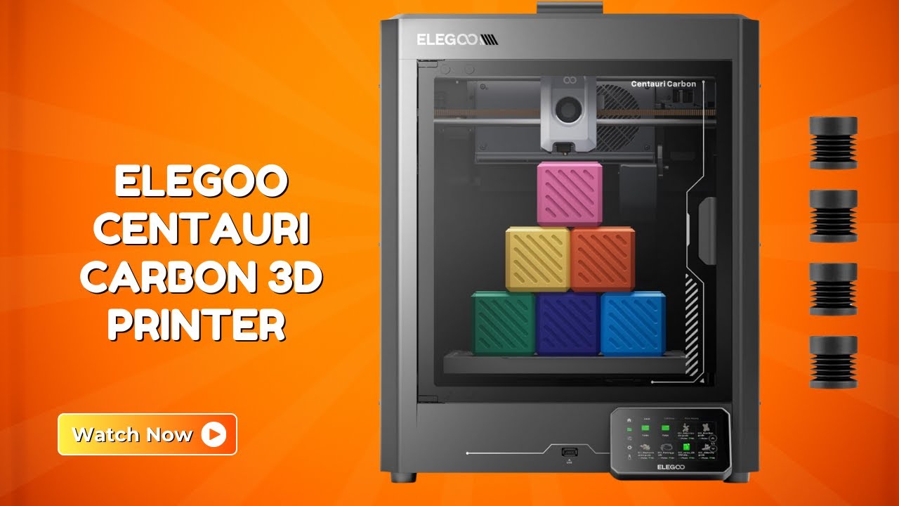 Maximize Your 3D Printing Skills – ELEGOO Centauri Carbon 3D Printer – REVIEW