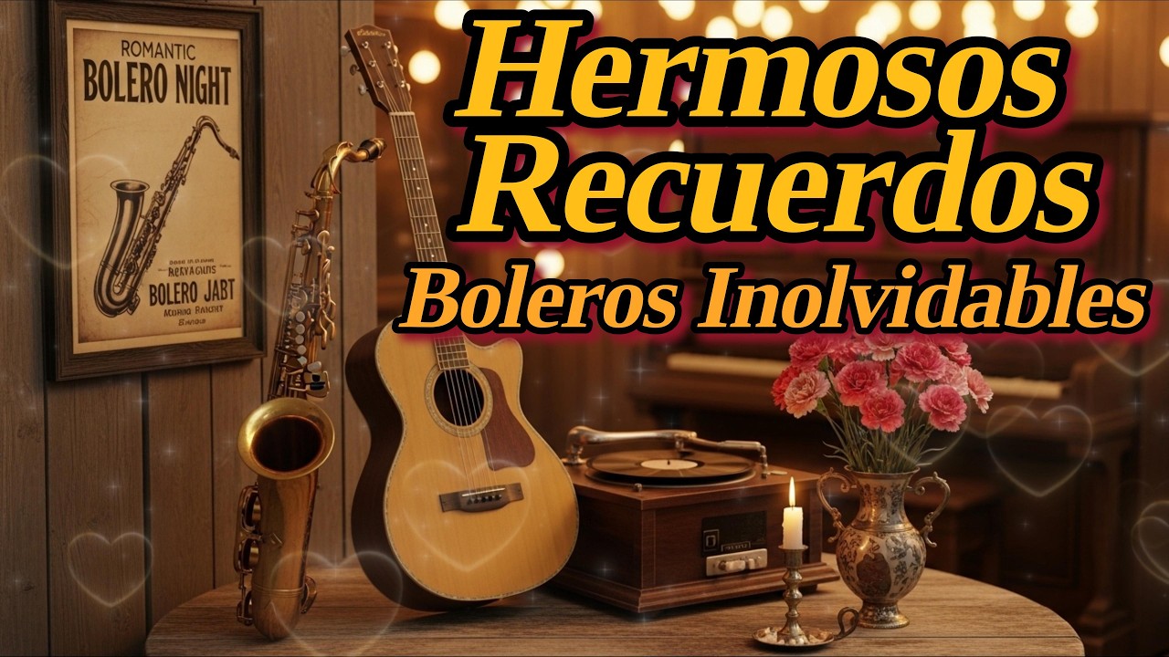 Boleros Románticos Saxofón 🎷 Instrumental Para Vivir el Amor y Sentirte Feliz