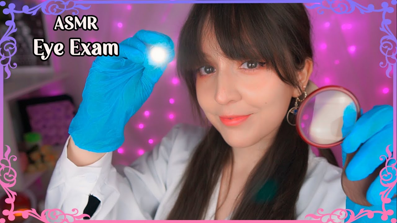 ⭐ASMR [Sub] Проверка зрения, ролевая игра с доктором (тихая речь)