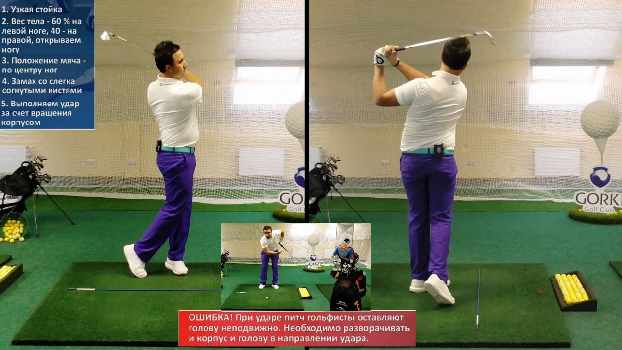 Урок по гольфу в GORKI Golf Academy - Удар 