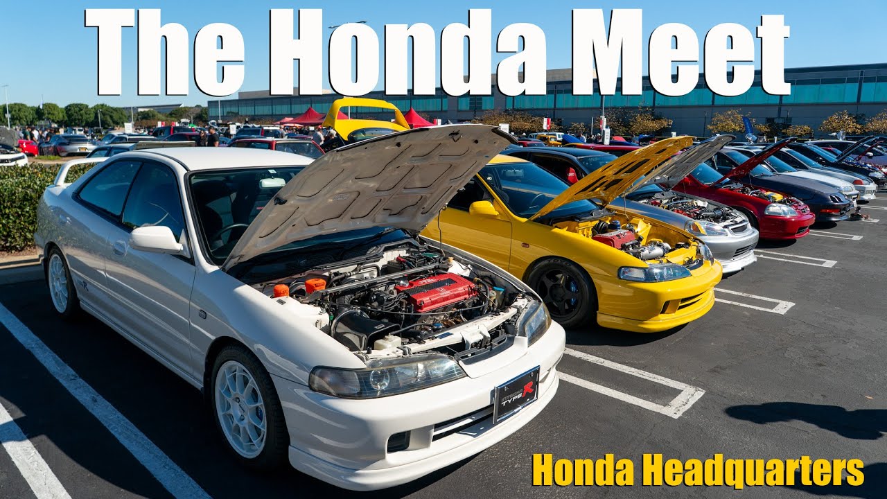 Масштабная встреча Honda Meet прошла в штаб-квартире Honda в Южной Калифорнии