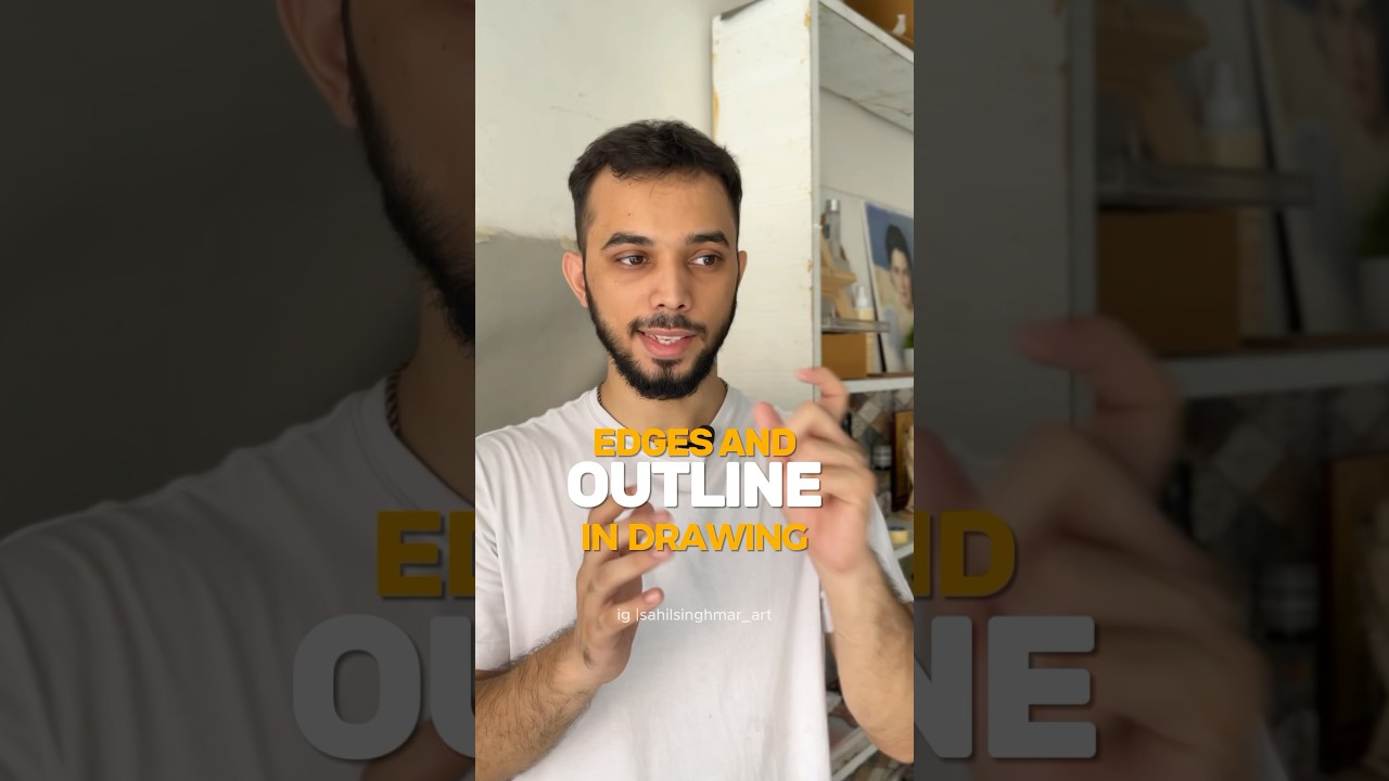 Edge VS Outline - DRAWING BATTLE ⚠️ #drawingtechniques
