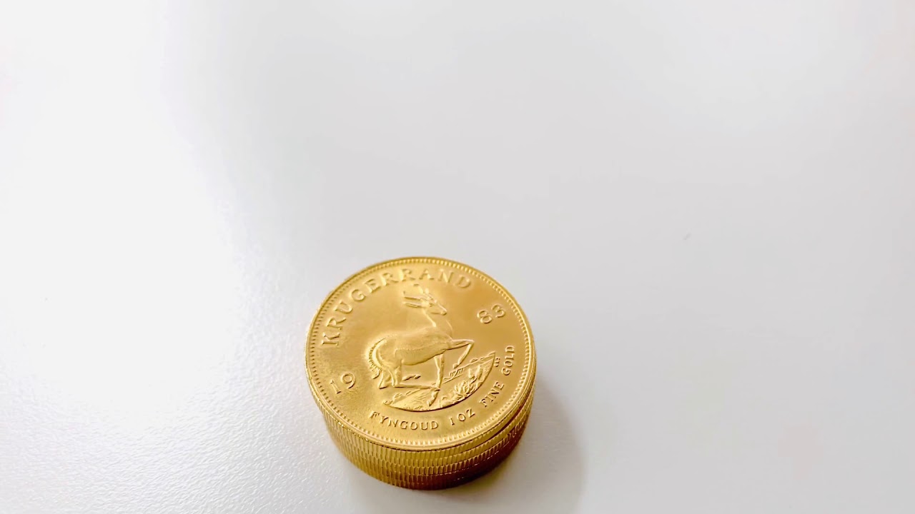 5 Stack Krugerrand Gold Coins