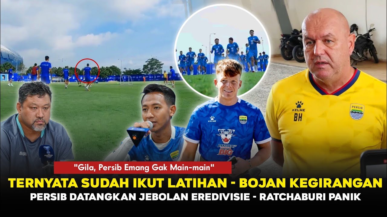 SEMUA DIBUAT KEGIRANGAN❗Ternyata Sudah Ikut Latihan😱Koeman JR merapat ke Persib ~ Ratchaburi Panik
