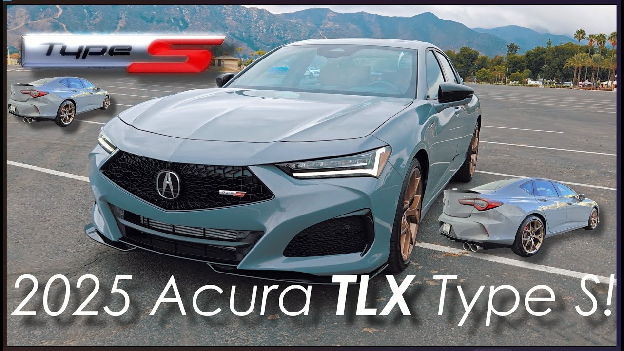 Acura TLX Type S 2025 года — потрясающий покоритель каньонов?! РЕАЛЬНЫЙ ОБЗОР КАЧЕСТВА! #acuratlx...