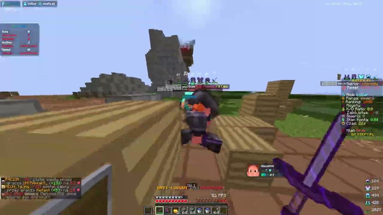Cheatowanie na SZEFY.PL ft. ThunderHack Cheaty w Opisie
