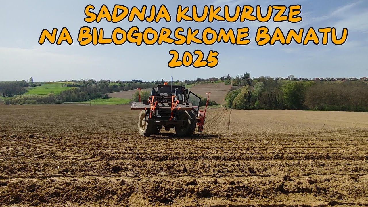 SADNJA KUKURUZE NA BILOGORSKOME BANATU 2025 /35 RALI OD JUTRA DO KASNO U NOĆ #fiatagri8090#gaspardo