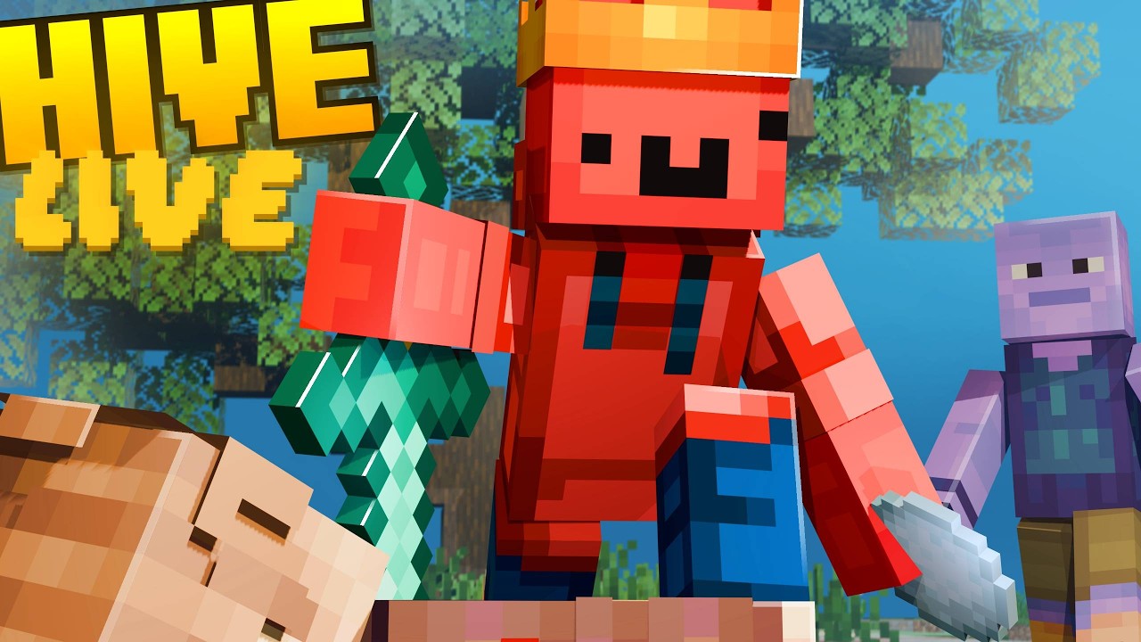 🔴HIVE LIVE! | Playing Sky Wars Playing With Viewers/CS🔴850 Sub Grind! FREE BEANS!!!