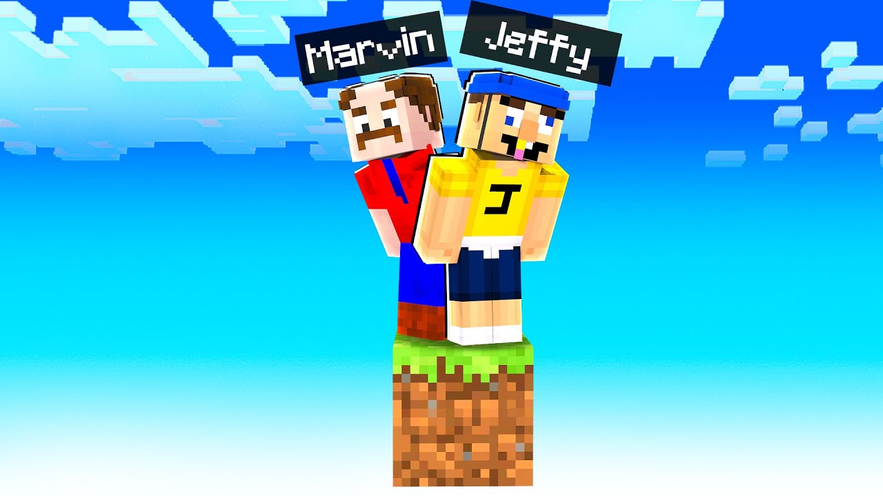 Minecraft But We're On ONE BLOCK!