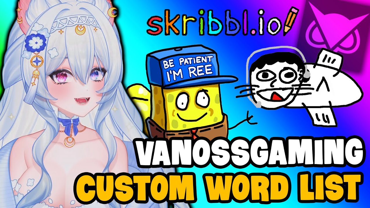Yueho reacts to VanossGaming's Skribbl.io Funny Moments | I Made Another Custom Word List