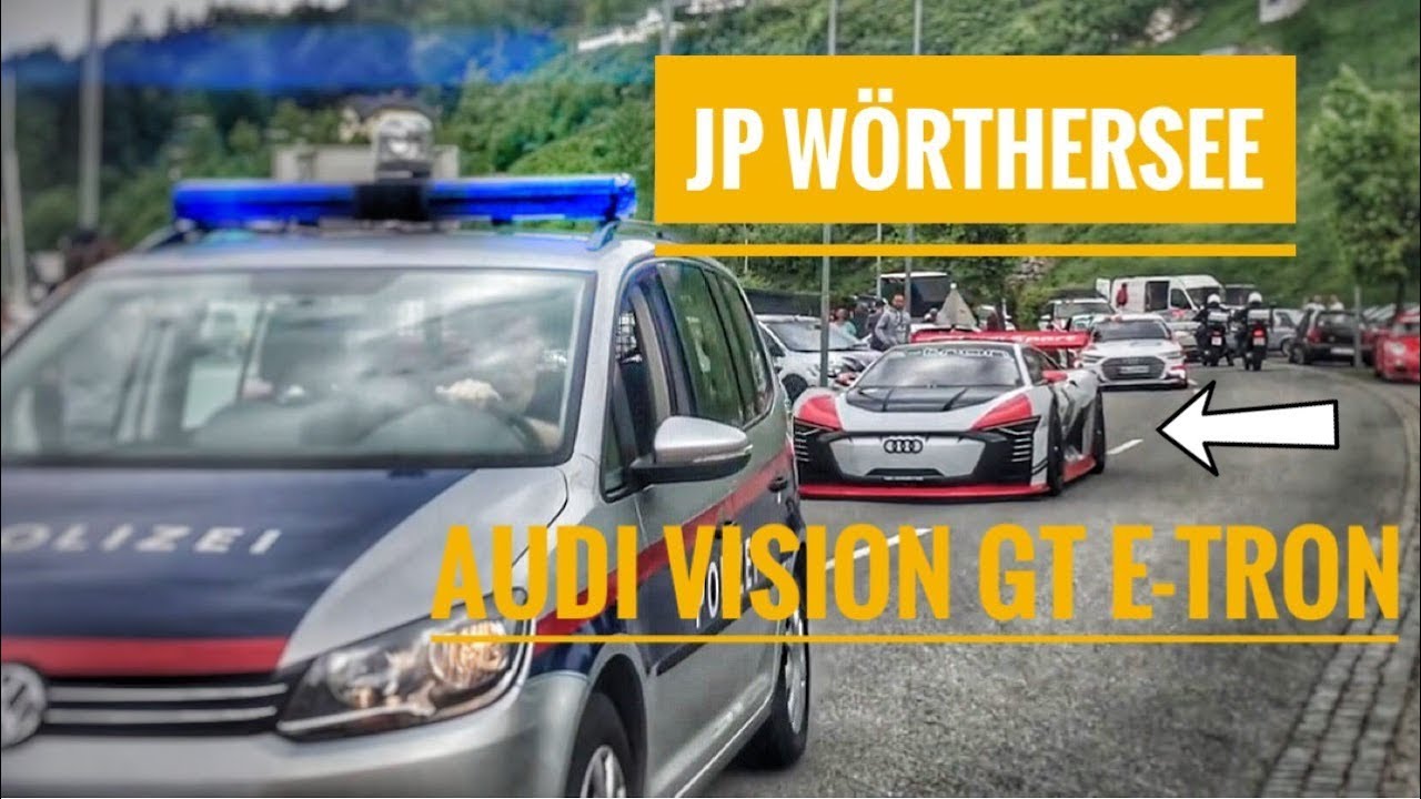 Jean Pierre Kreamer am W&ouml;rthersee JP Performance Audi Etron Vision GT Seetron 2k18