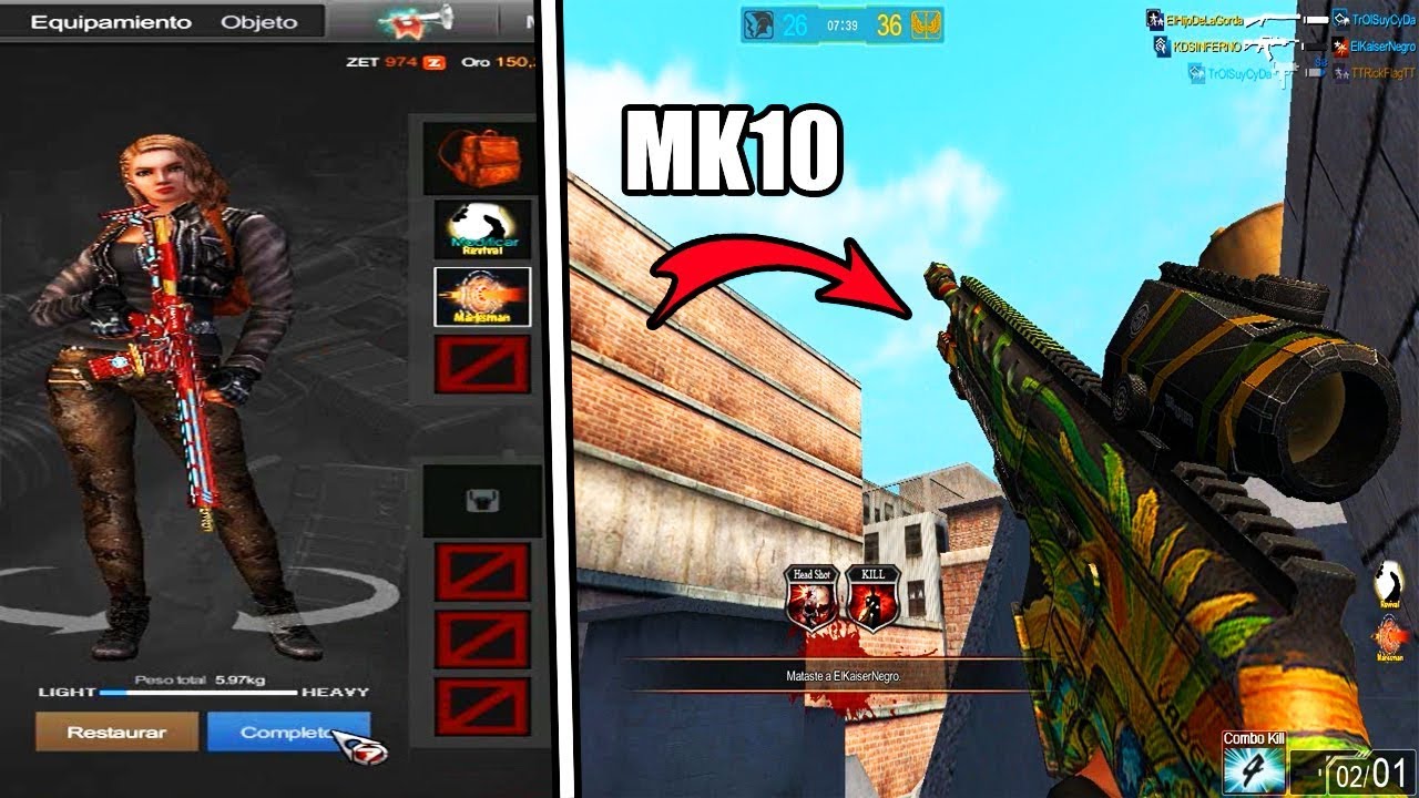 PROBANDO LA NUEVA ARMA *MK10* DE OPERATION 7 LATINO | Cuenta de Suscriptor #37