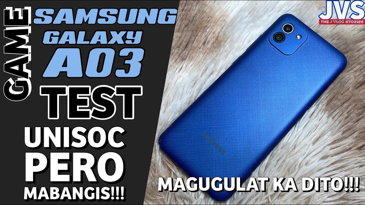 Samsung Galaxy A03 Game Test - Magugulat Kayo Dito!!! | Filipino |