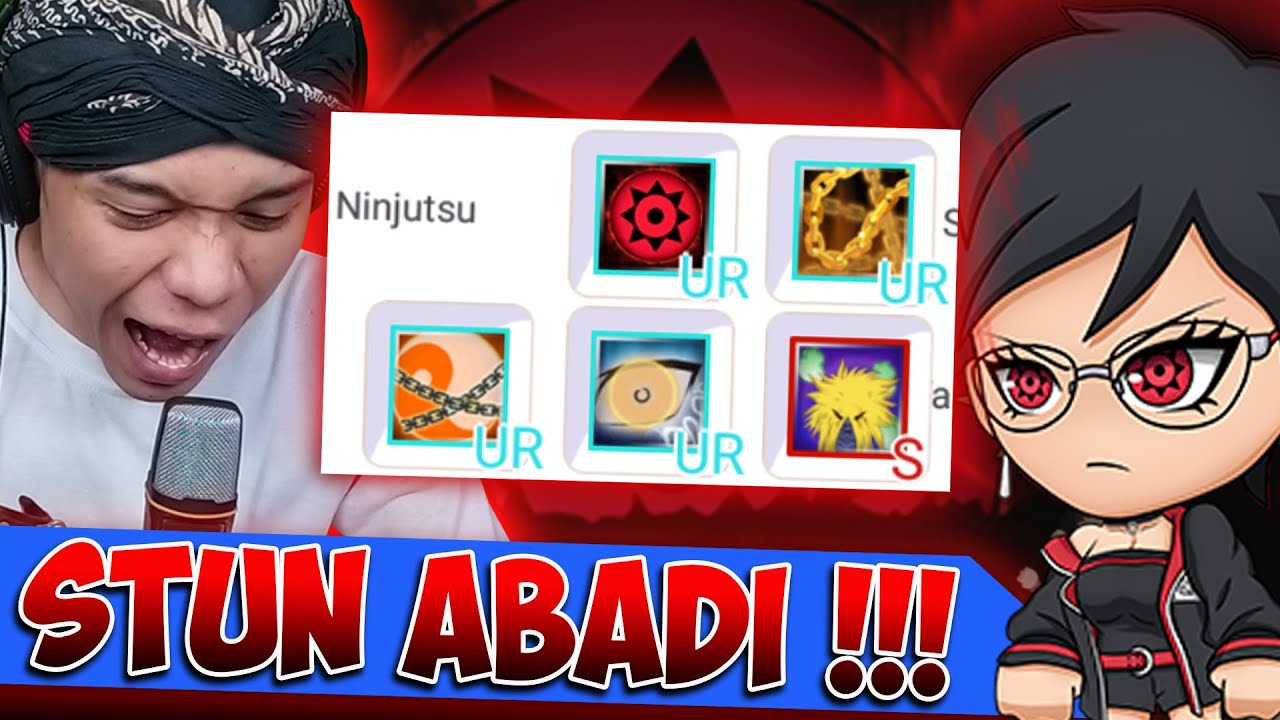 Eksperimen Mangekyou Sarada Full Jutsu Stun ! Ninja Heroes New Era