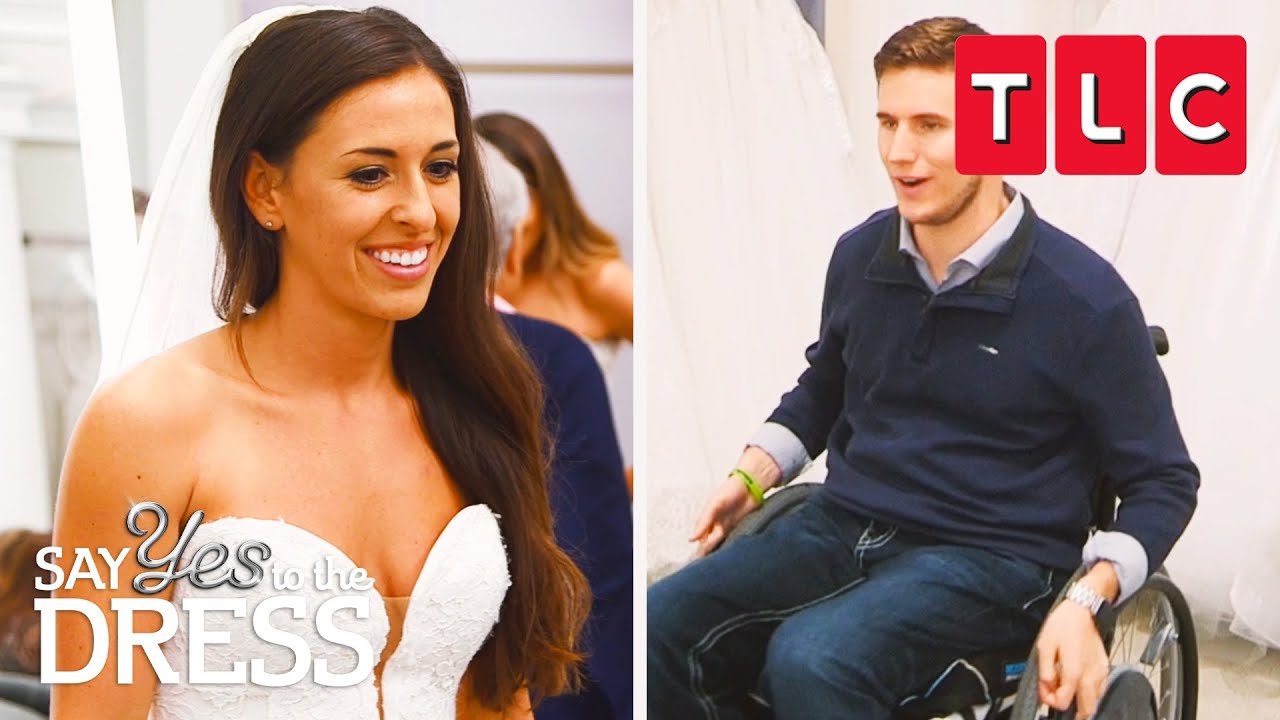 Bride Walks With Her Paralyzed Husband Down the Aisle! | Say Yes to the Dress | TLC