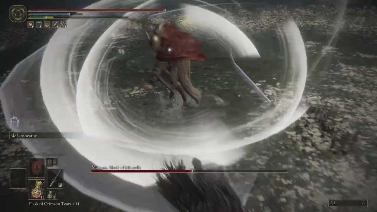 Elden Ring - Malenia Boss (No Damage) - Keen Nagakiba