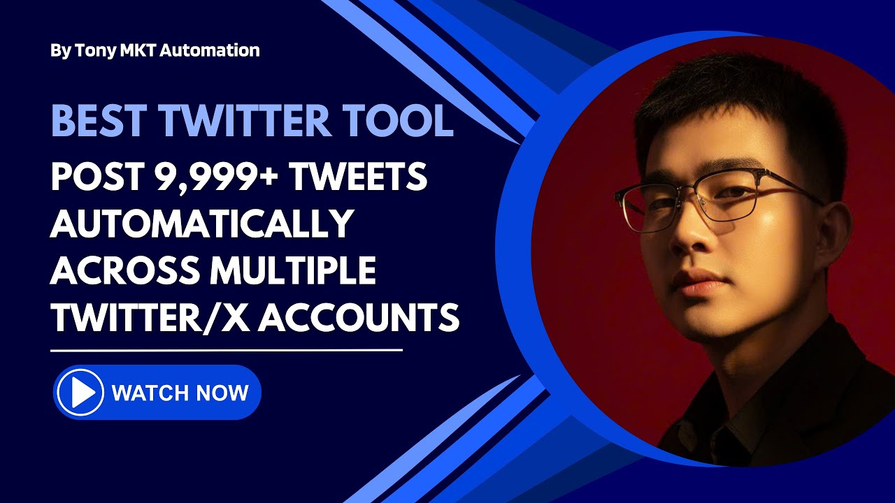 Post 1,000 Tweets Automatically Across Multiple Twitter/X Accounts | Advanced Twitter Bot