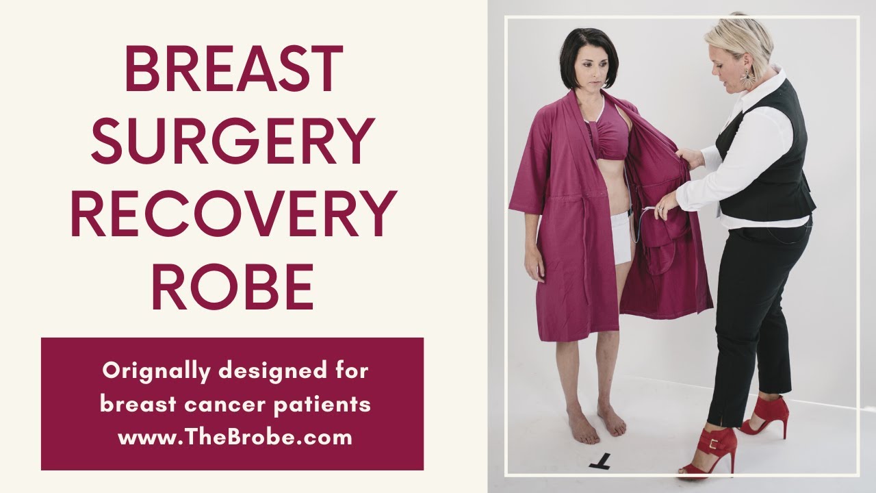 Breast Surgery Recovery Robe by Brobe International