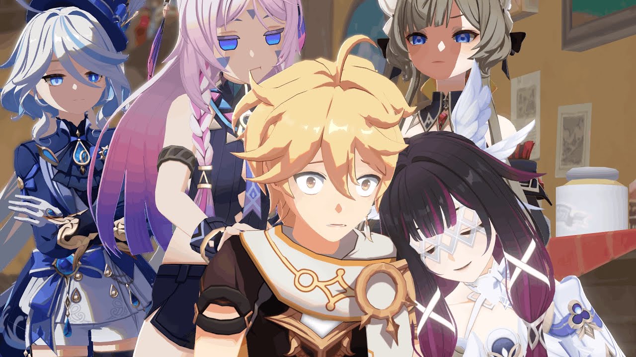 Columbina joins Aether's Harem
