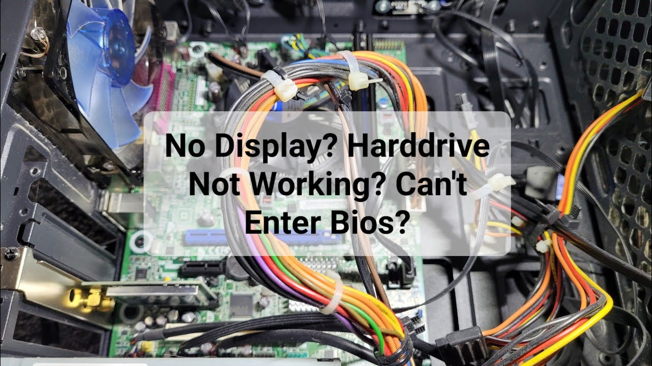 Computer Not Booting Up? No Display? Can't Enter Bios Settings? Try This, It May Fix The Issue