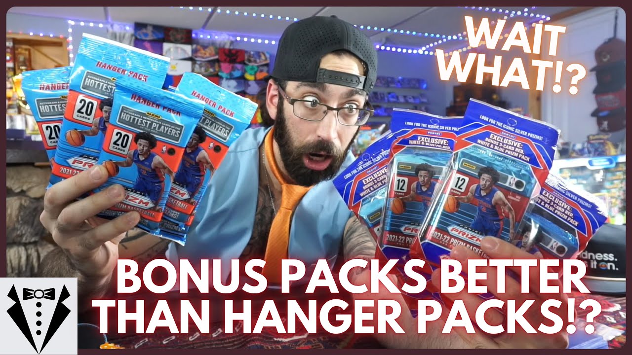 What's the difference between 2022 NBA Prizm Hanger Packs and NBA Bonus Packs? | Review