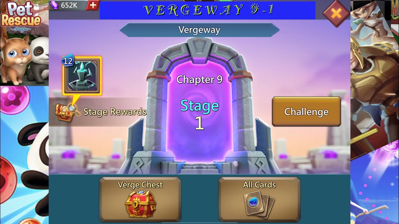 🗡Lords Mobile - Vergeway - Chapter 9 Stage 1