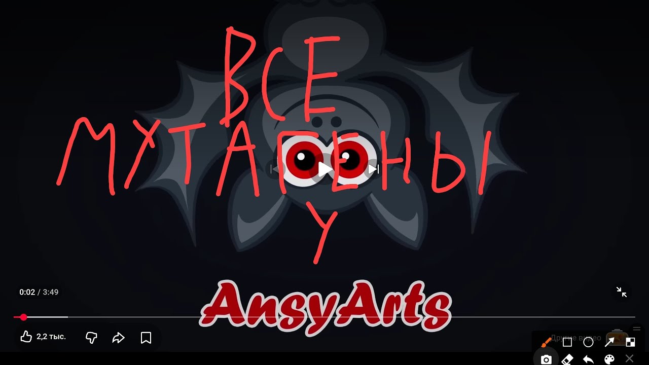 Все мутагены в сериале Ansyarts @AnsyArts 