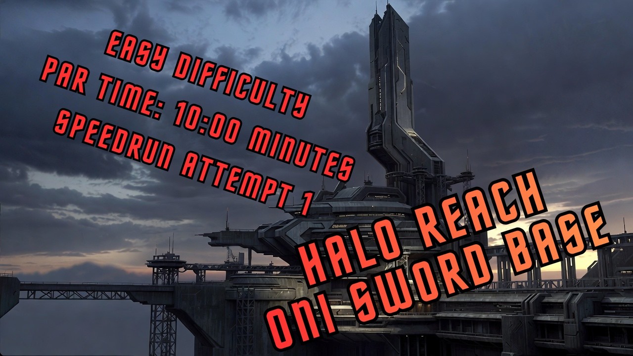 Halo Reach Speedrun attempt 1 - ONI Sword Base