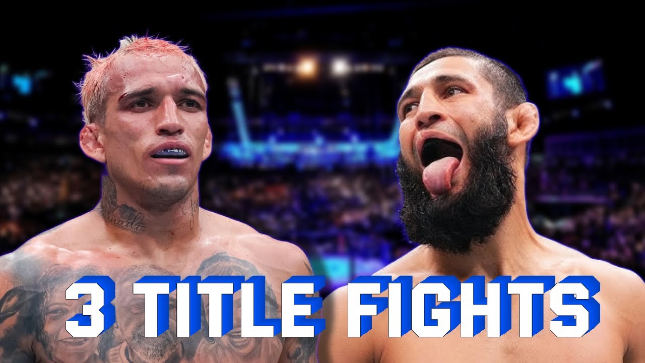 DANA ANNOUNCED 3 TITLE FIGHTS