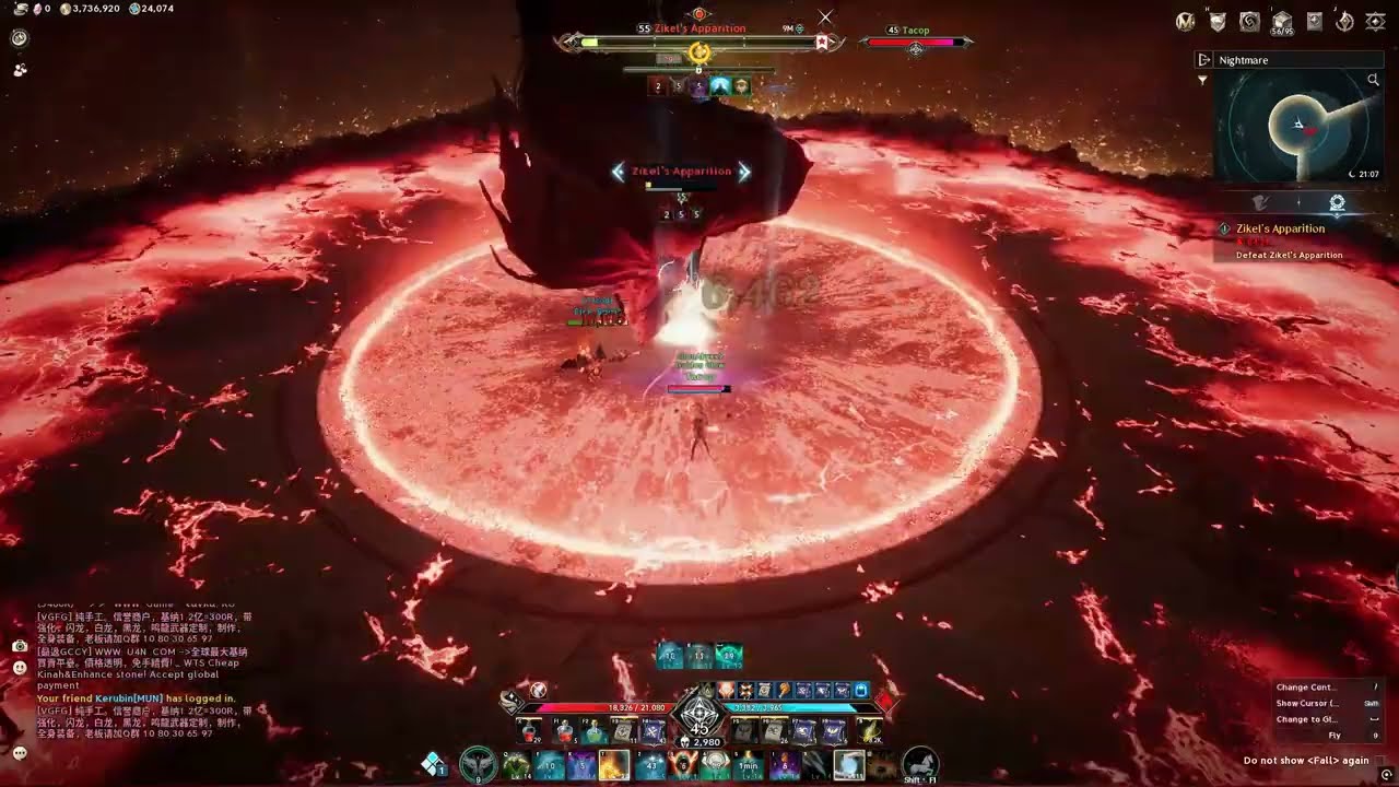 Aion2 Nightmare Zikel SM/Elementalist