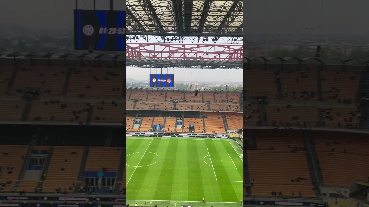 Tremendo 😍 parte 5 el estadio San Siro (Giuseppe Meazza) #ultras #inter #milan #futbol #estadio