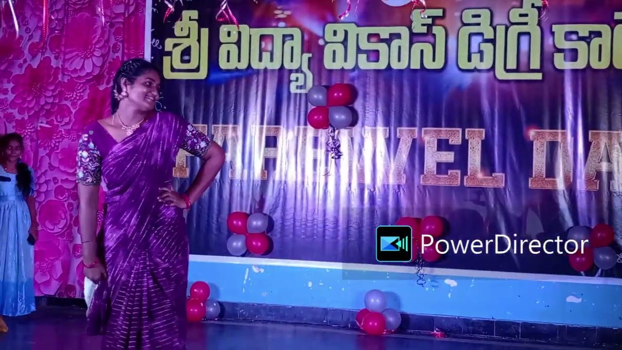 SRI VIDYA VIKAS DEGREE COLLEGE AKIVIDU FAREWELL PARTY