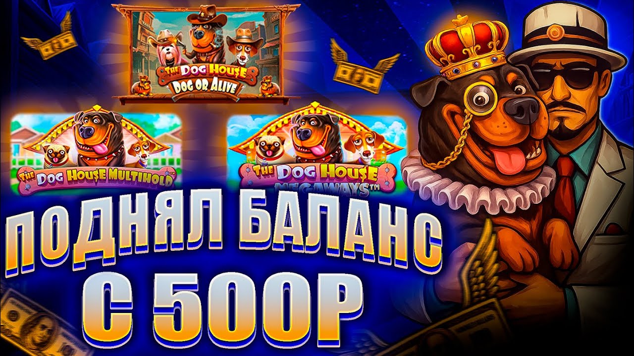 ПОДНЯЛ БАЛАНС С 500Р В ТРЕХ ДОГХАУСАХ / ЗАНОСИК В The Dog House Multihold / ВЗЯЛ БОНУС ALL-IN!!!