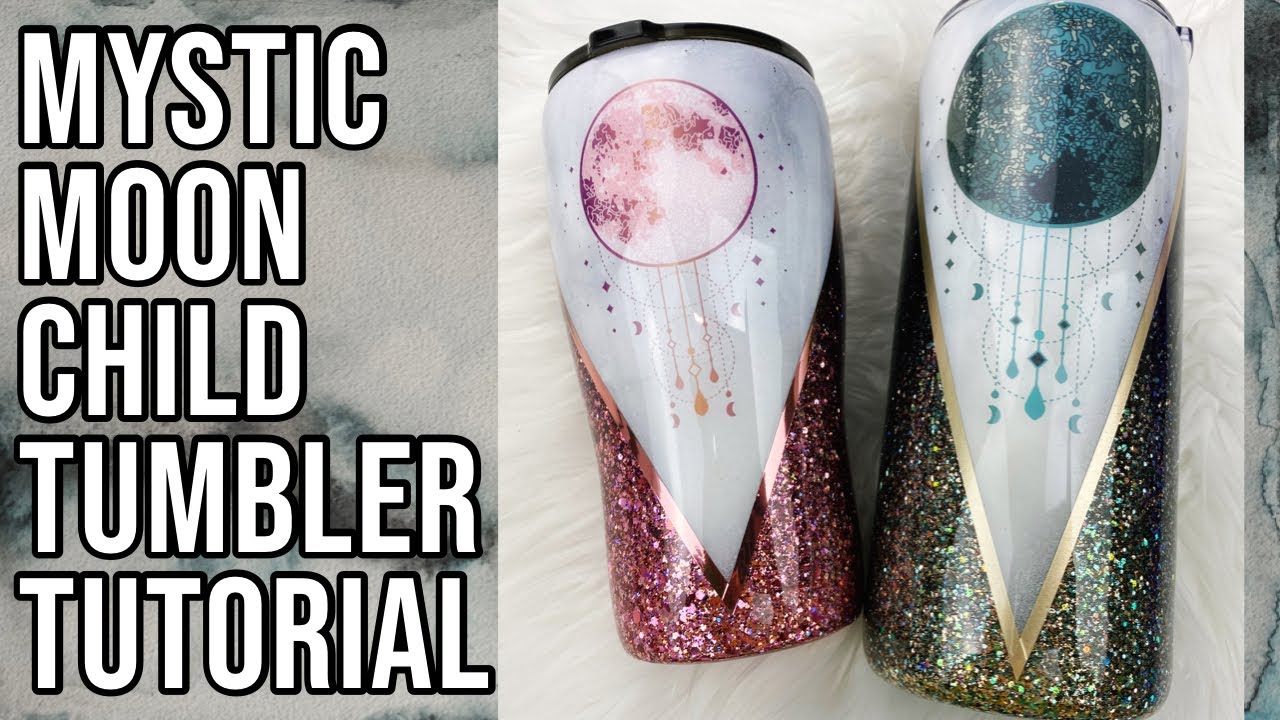 V Split Glitter Tumbler Tutorial