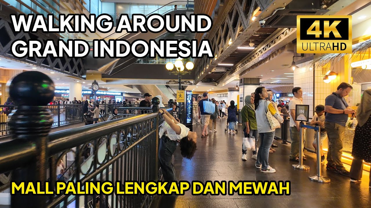 Walking Around Mall Grand Indonesia (GI), Mall Paling Lengkap dan Mewah di Jakarta Pusat