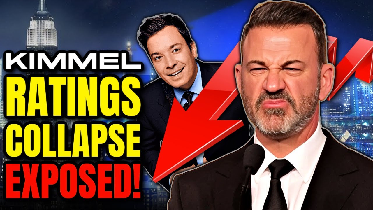 Jimmy Kimmel Ratings Collapse EXPOSED! Media Try to HIDE Disney's Late Night CRASH as Fallon SOARS!