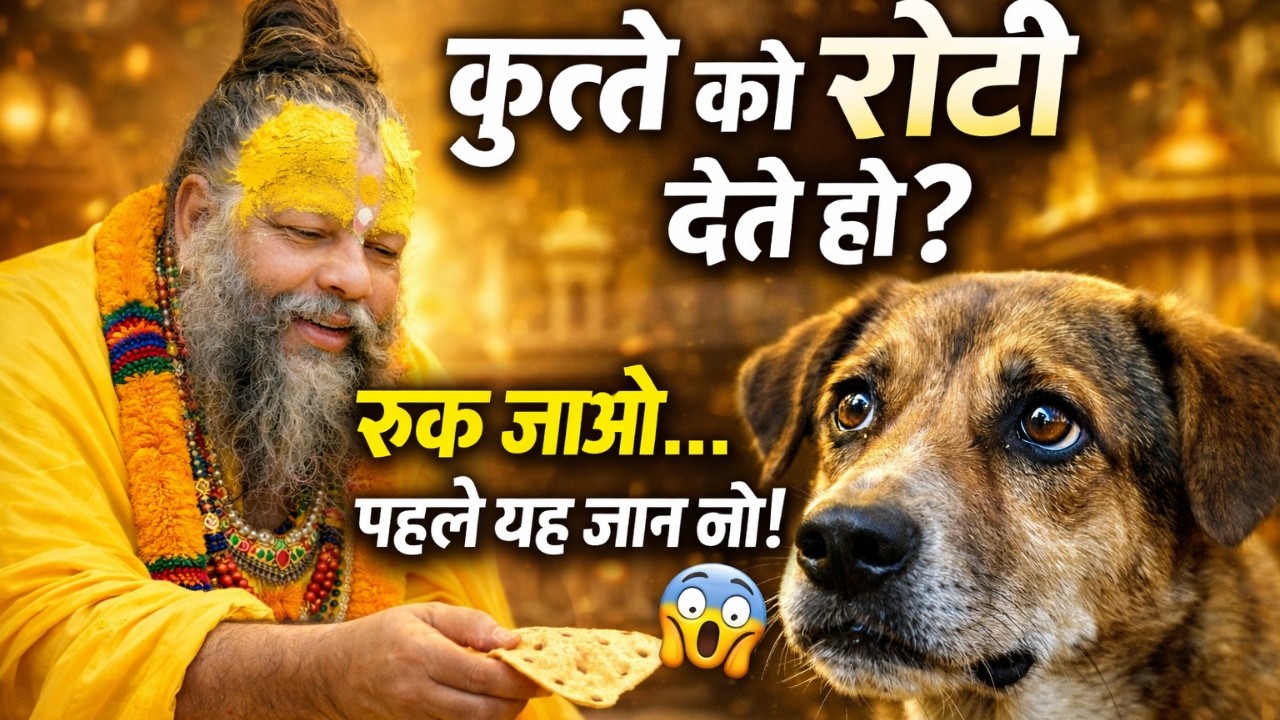 अगर कुत्ते को रोटी देते हो तो यह रहस्य ज़रूर जान लो 😱 | प्रेमानंद जी महाराज