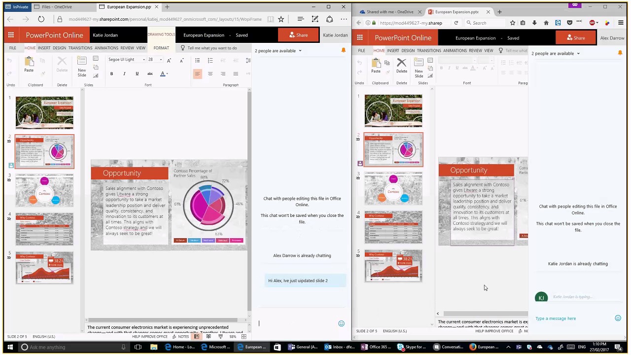 PowerPoint Co authoring