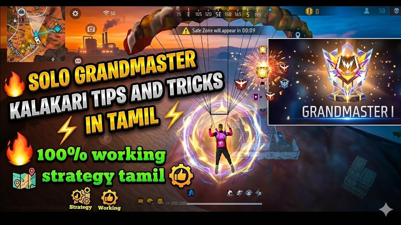 2026 Solo grandmaster pushing tips and tricks tamil | parthi boss FF 